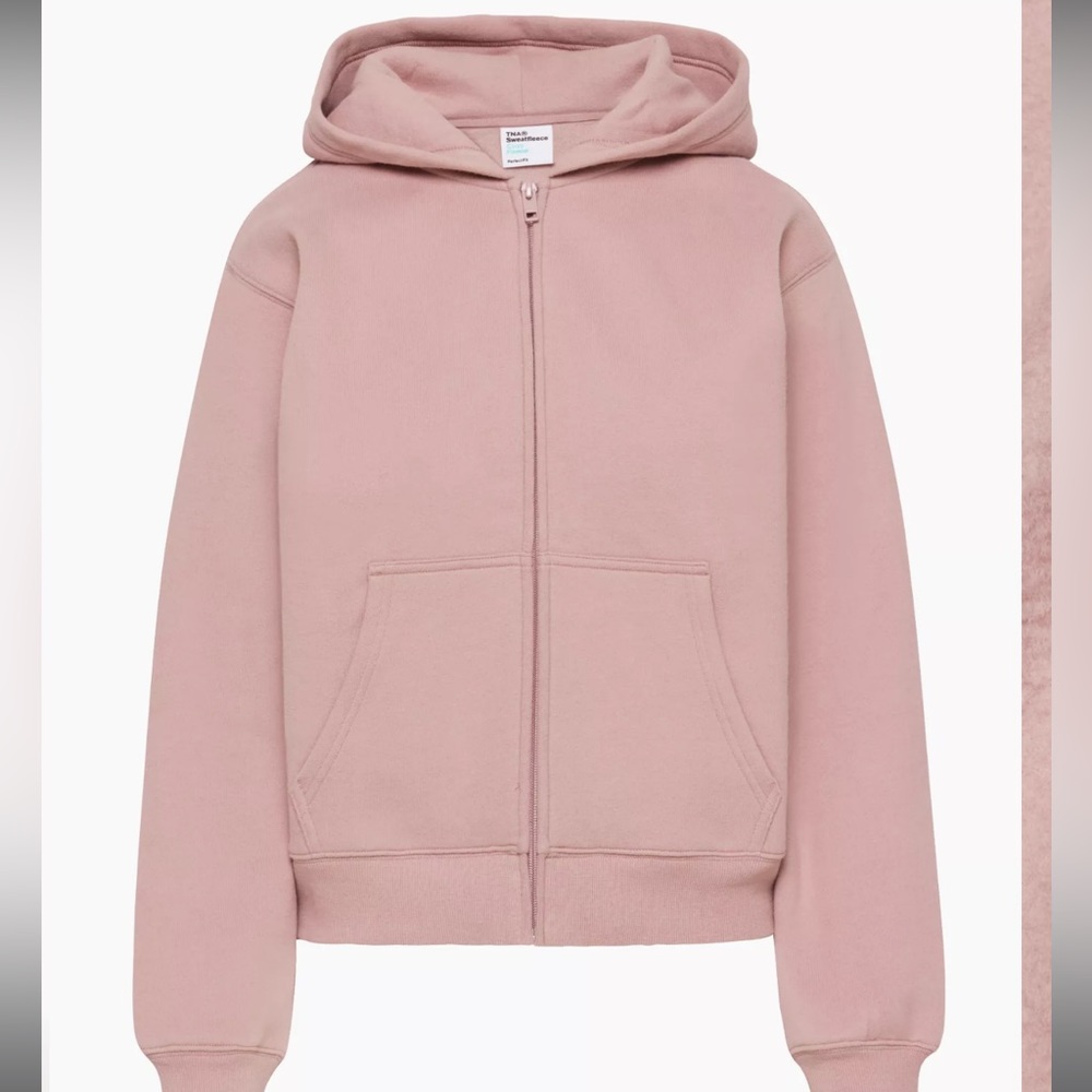 Aritzia Cozy Fleece Cropped Perfect Hoodie